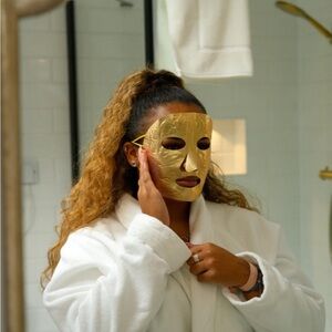 NWT, Popmask, Glow Getter Full-Face Mask – 3 Pack | Self-Warming Facial Mask